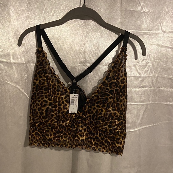 torrid Other - Torrid Animal Print Lace Bralette